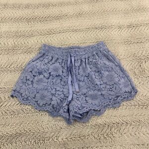 Cami NYC Lace Shorts in Soft Blue